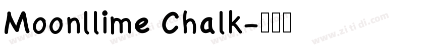 Moonllime Chalk字体转换